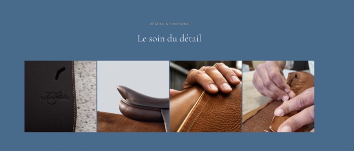 Détail du site Benjamin Mahieu